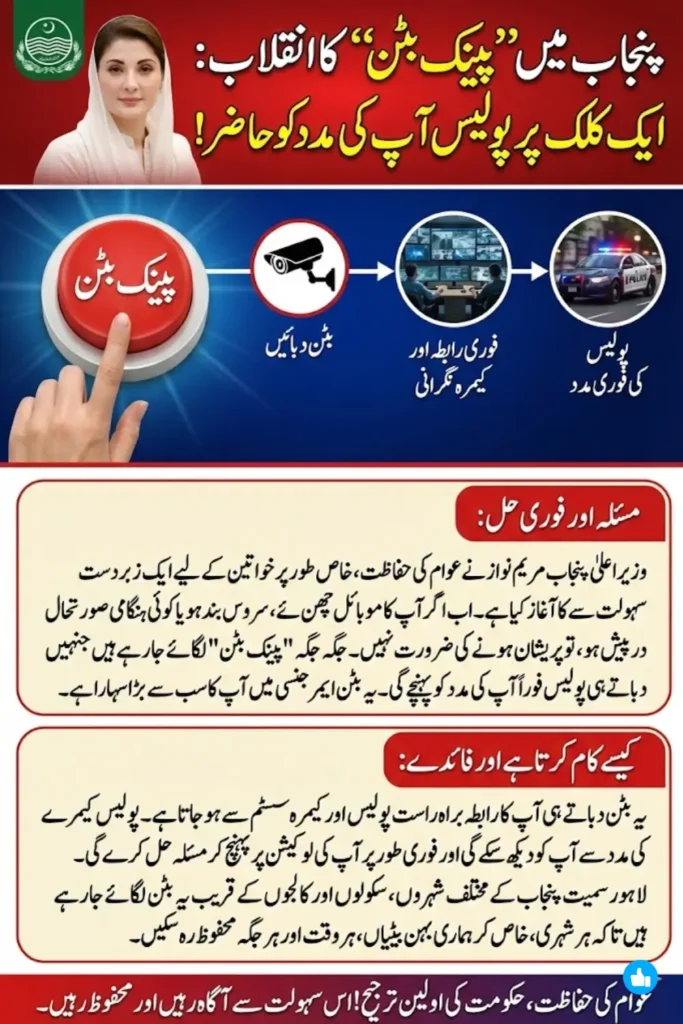 Installation Of 15 Panic Button In Punjab 100 Places in Lahore