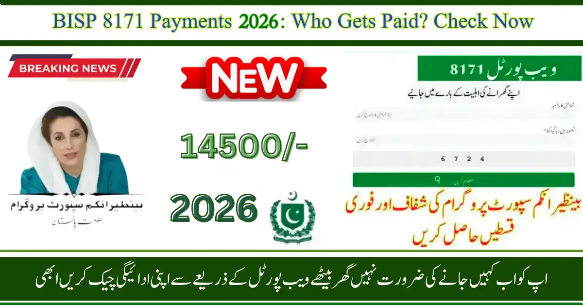 BISP 8171 Payments Who Gets Paid Check Now
