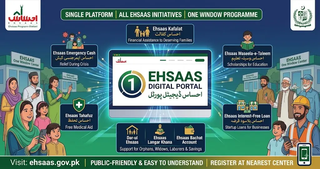 Get Details Of All Ehsaas Programs On The Ehsaas Digital Portal