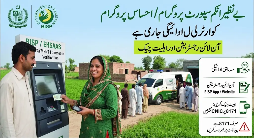 Quarterly Payment Of The BISP Ehsaas Program Is Underway