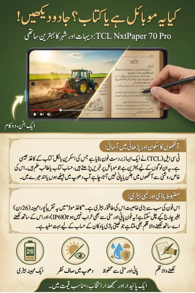 TCL NxtPaper 70 Pro Release Paper-Like Display Meets High Performance at CES 2026