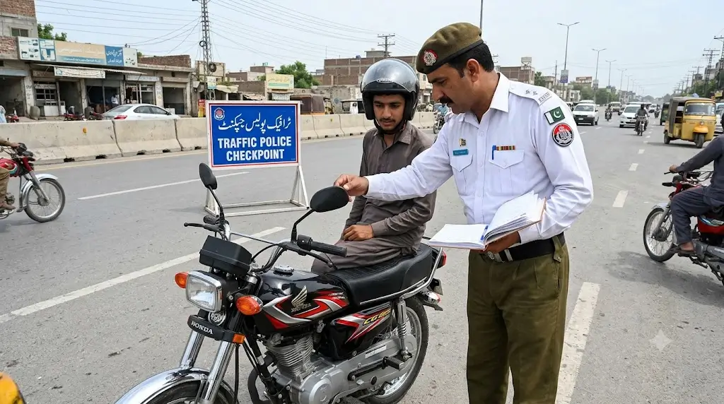 No Mirrors, No Indicators Punjab Police Crack Down on Unsafe Bikes