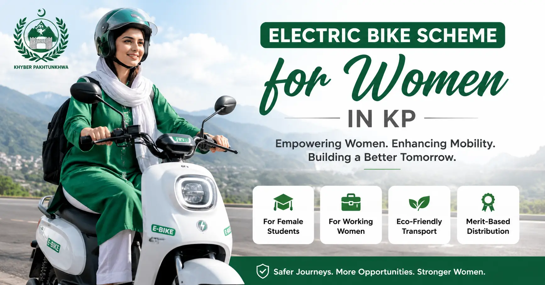 Electric Bike Schemes for Women in KP What's Confirmed and What You Can Apply For Right Now